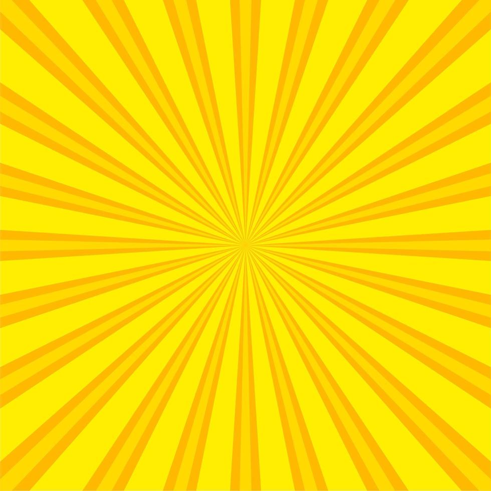 Comic yellow background vector