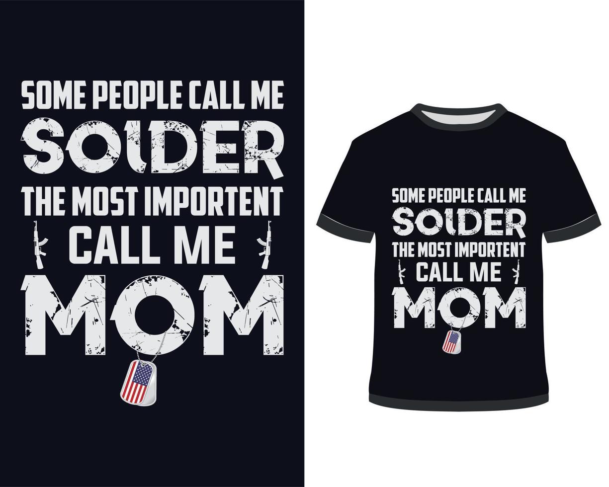 diseño de camisetas del día de la madre, mamá veterana, feliz día de la madre, vector del día de la madre.