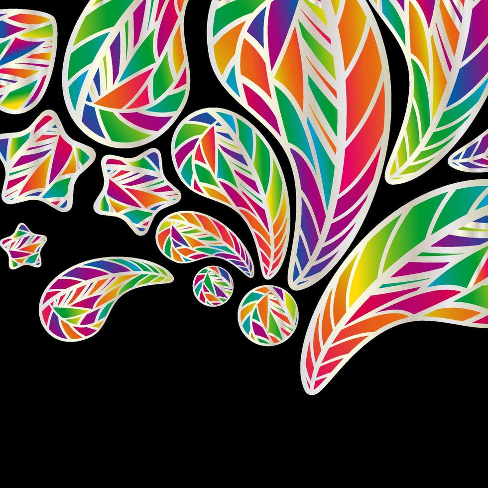 Abstract background with colorful design elements. vector