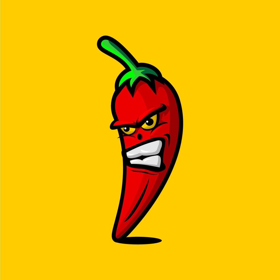 ANGRY CHILI VECTOR