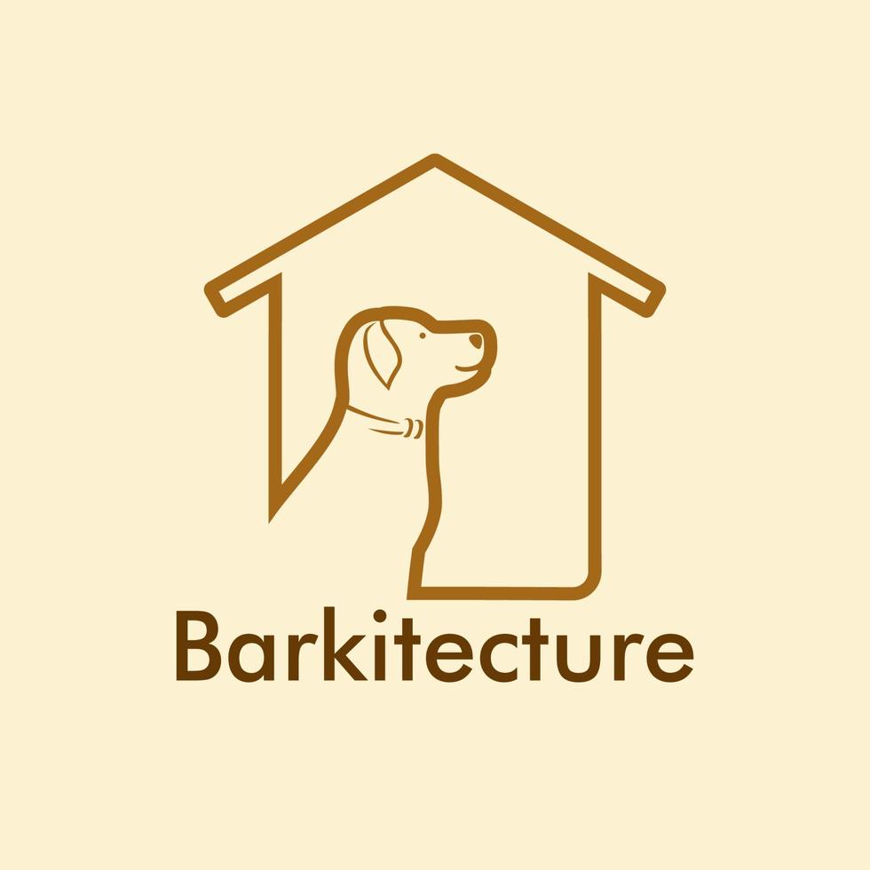 casas para perros de barkitecture vector