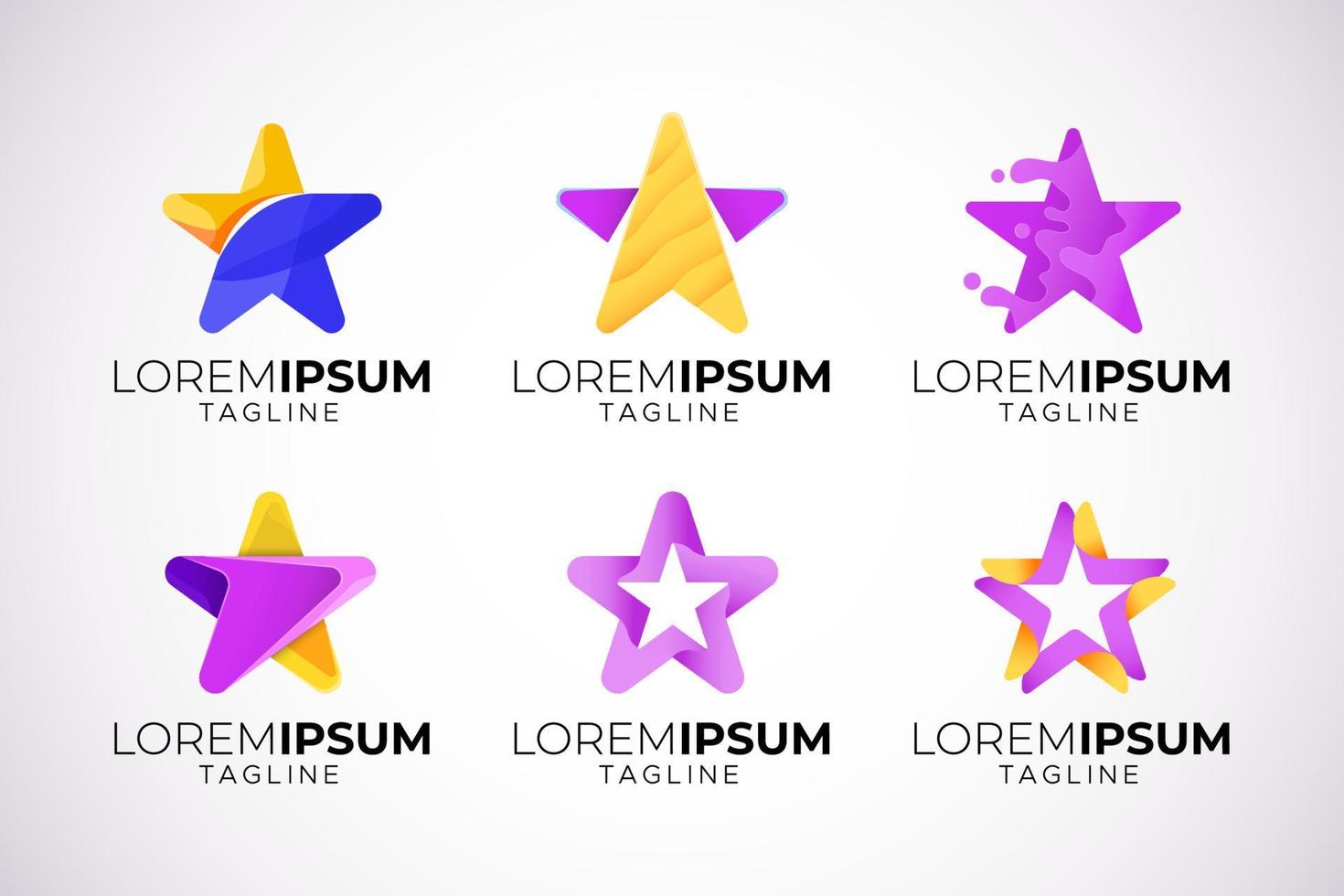 Star Logo Collection vector