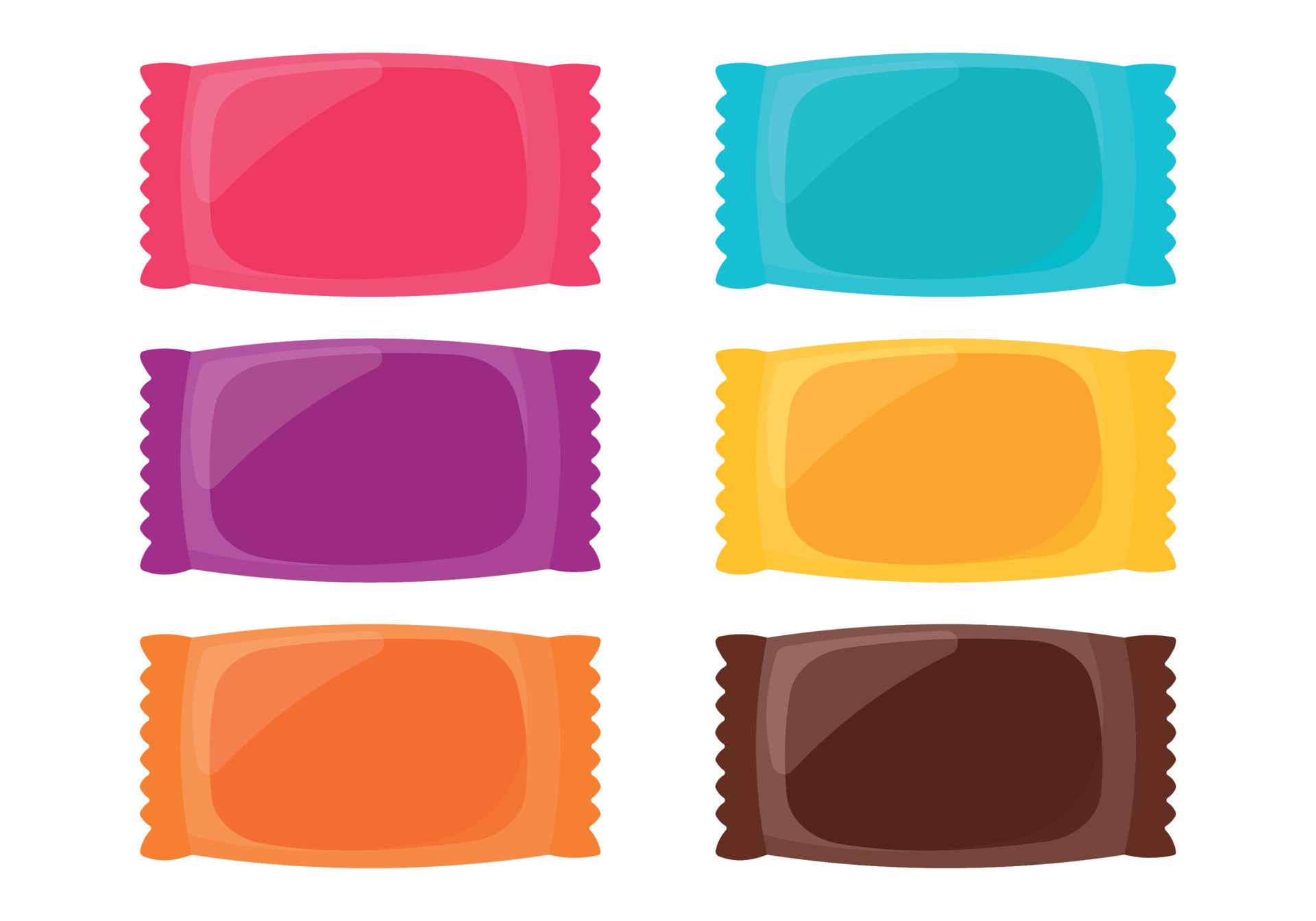 Hand Drawn Candy Wrapper Icon Clipart Cartoon Animated Vector 10553772