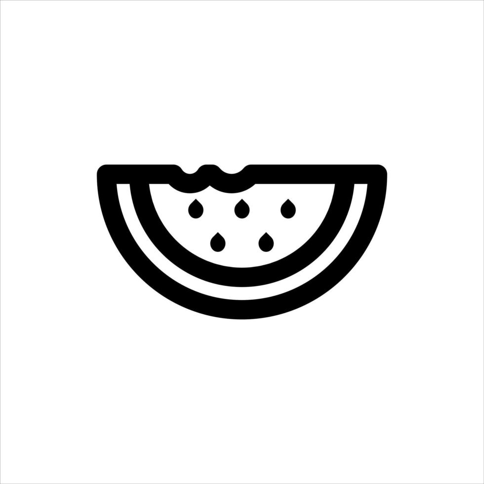 Watermelon slices ripe icon vector