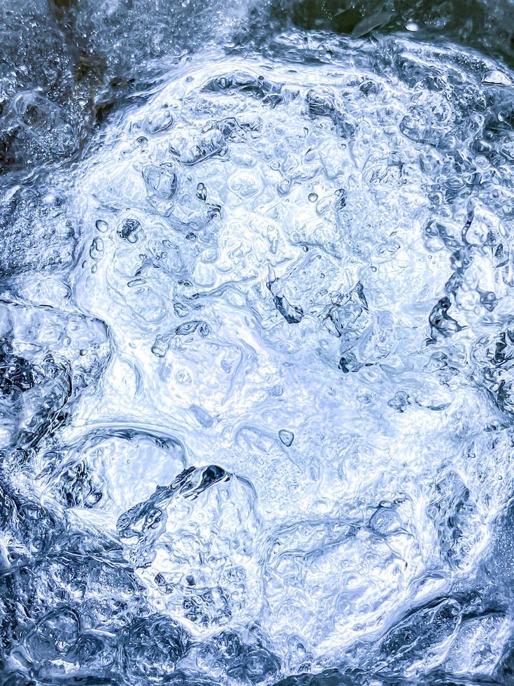 Abstract Ice background, Ice cubes feel fresh on hot days, Ice is indispensable in summer. It will help refresh and make you feel good. photo