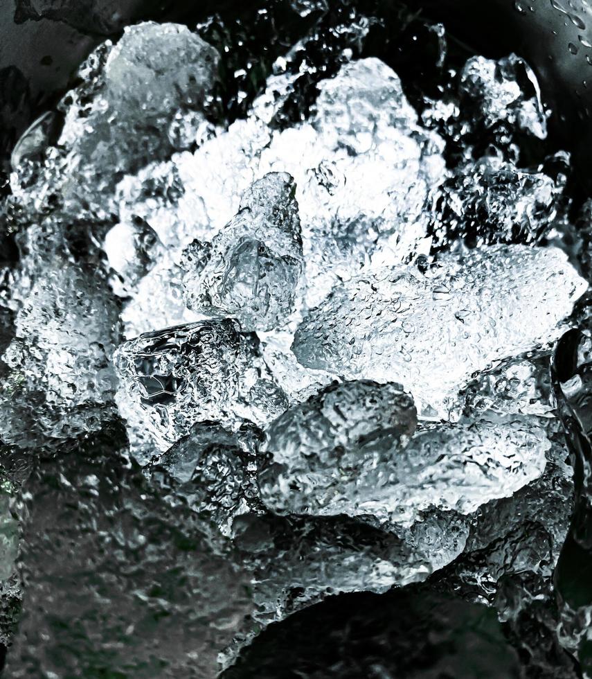 Abstract Ice background, Ice cubes feel fresh on hot days, Ice is indispensable in summer. It will help refresh and make you feel good. photo