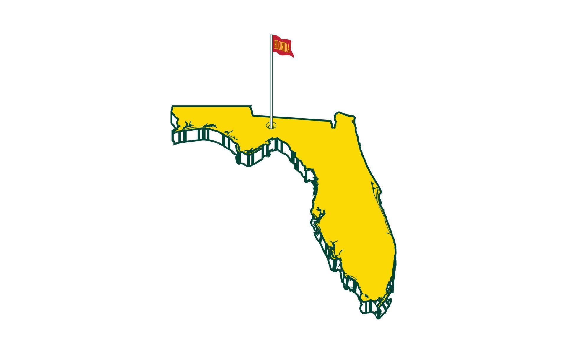 3d map of Florida vector image 10554648 Vector Art at Vecteezy