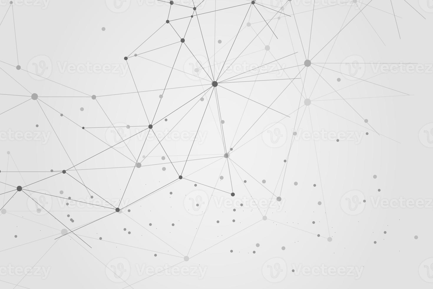 Abstract connecting dots, Polygonal background, connection technology design, photo