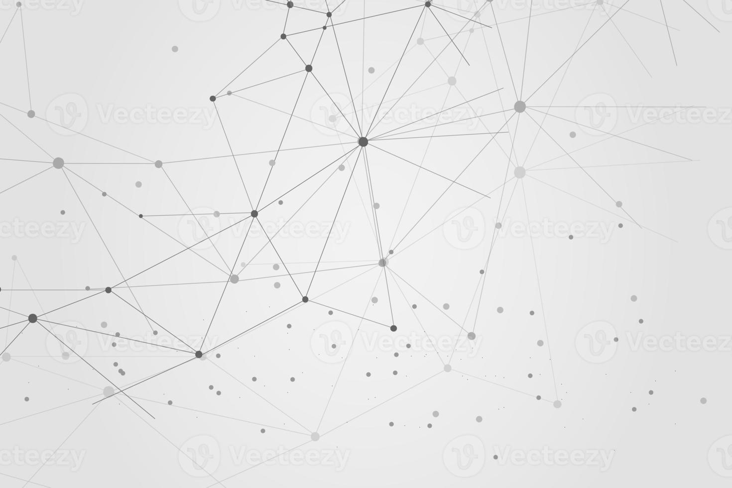 Abstract connecting dots, Polygonal background, connection technology design, photo