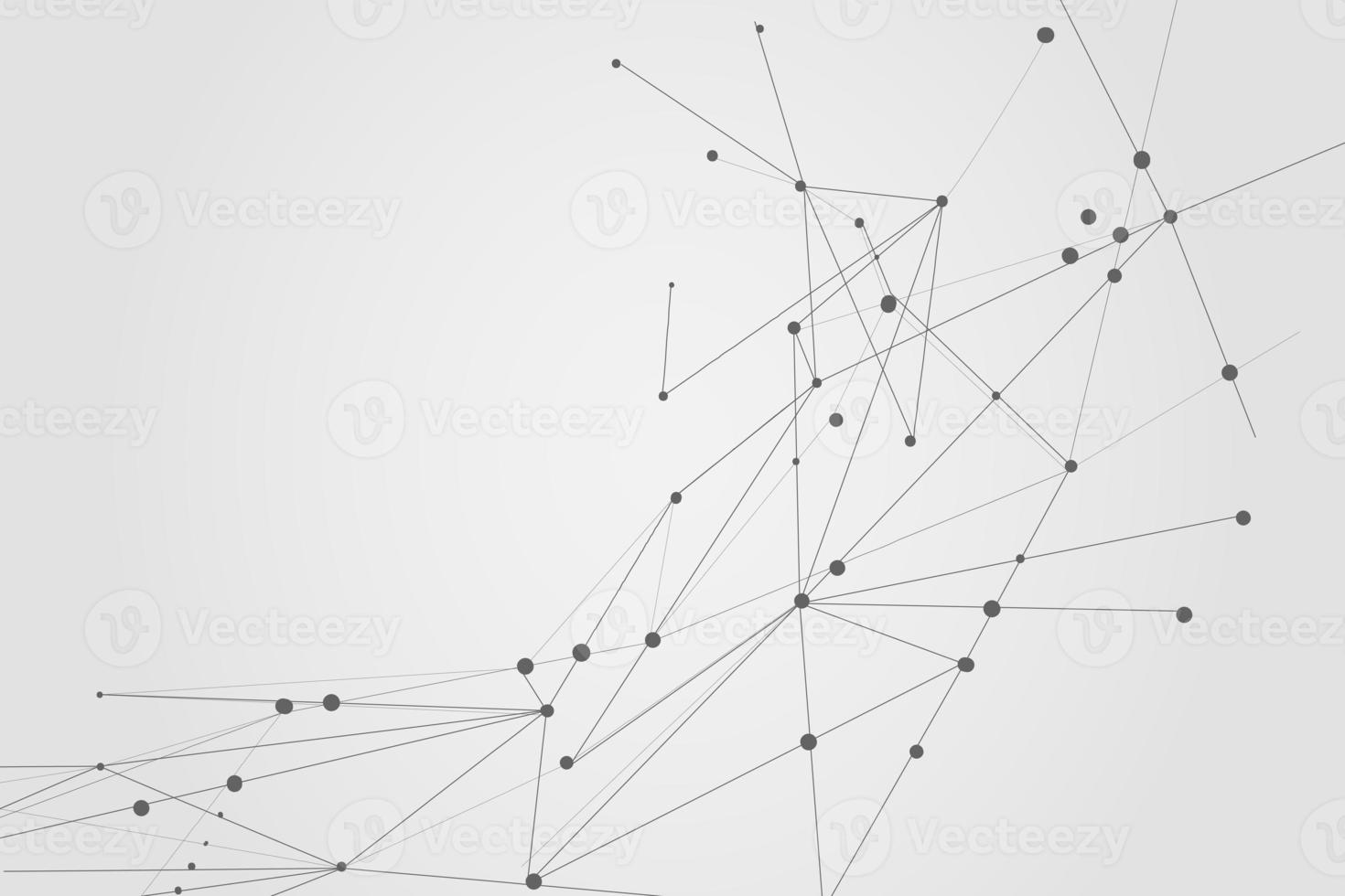 Abstract connecting dots, Polygonal background, connection technology design, photo