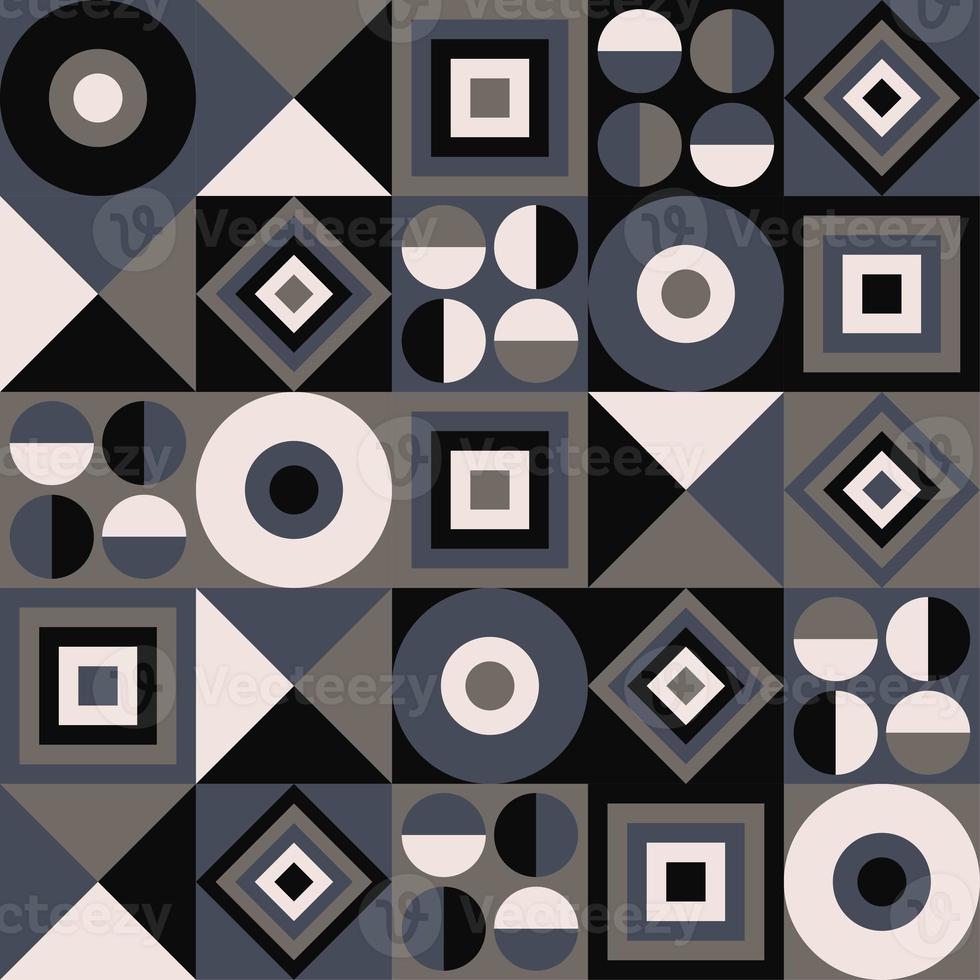 Neo geometric pattern. Modern style. Gray shades photo