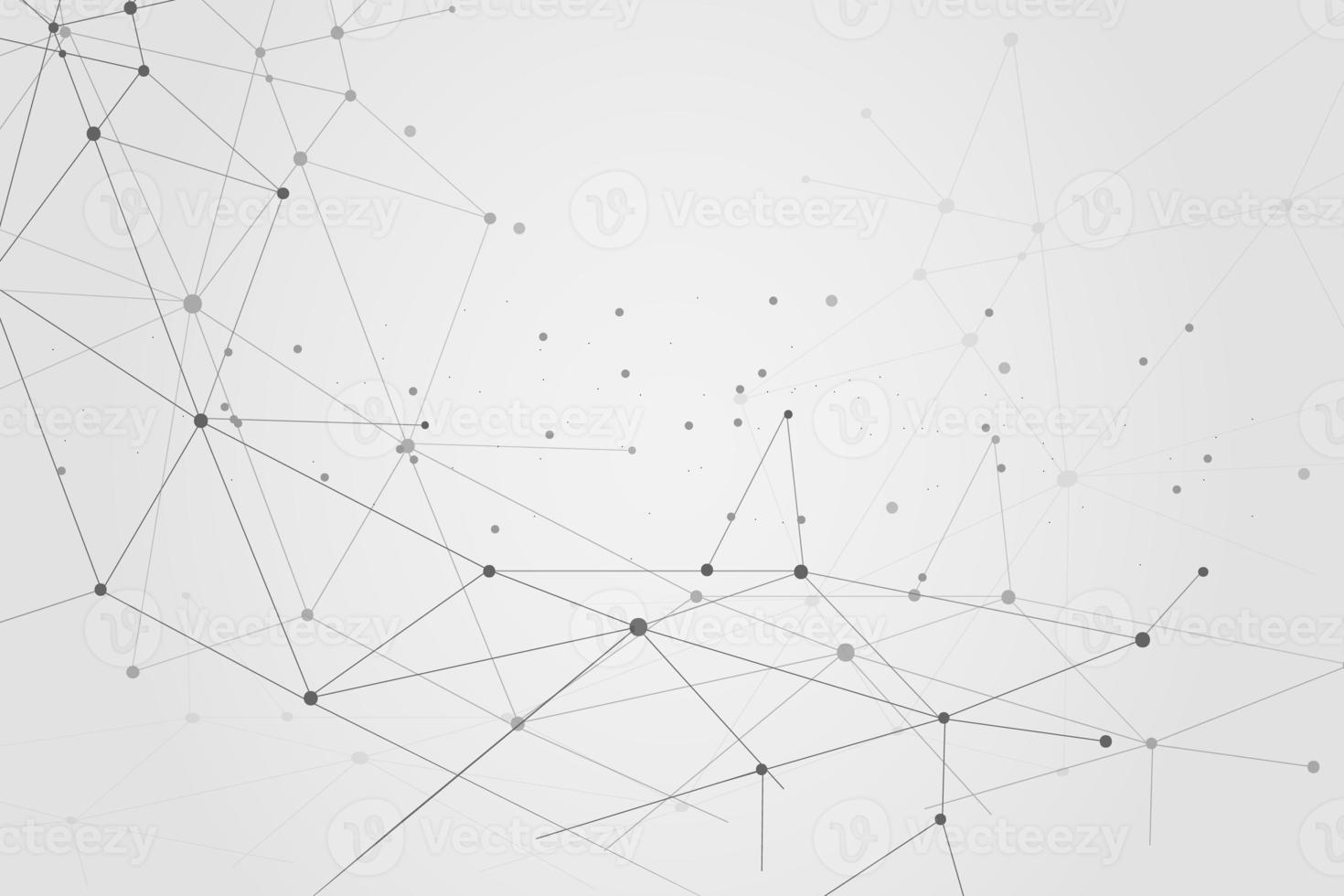 Abstract connecting dots, Polygonal background, connection technology design, photo