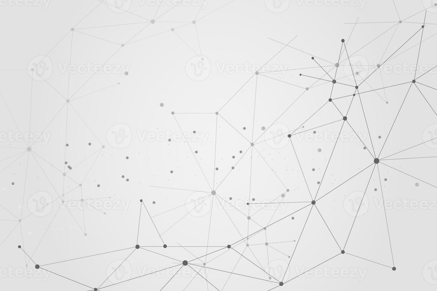 Abstract connecting dots, Polygonal background, connection technology design, photo