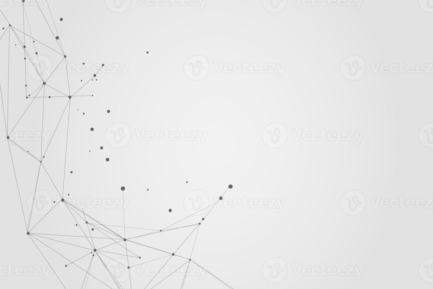 Abstract connecting dots, Polygonal background, connection technology design, photo