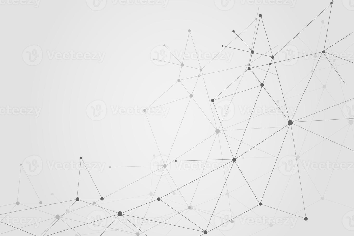 Abstract connecting dots, Polygonal background, connection technology design, photo