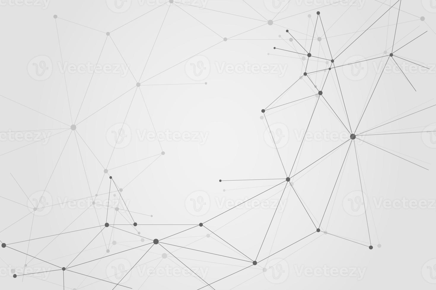 Abstract connecting dots, Polygonal background, connection technology design, photo