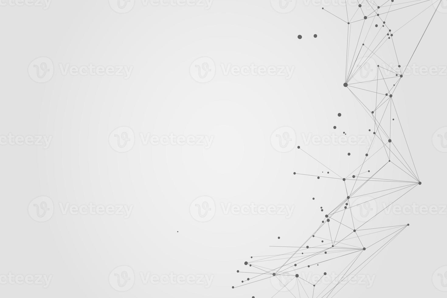 Abstract connecting dots, Polygonal background, connection technology design, photo