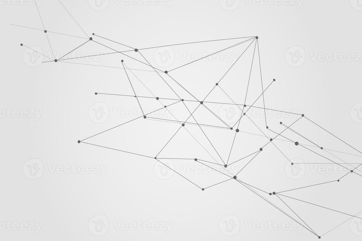 Abstract connecting dots, Polygonal background, connection technology design, photo