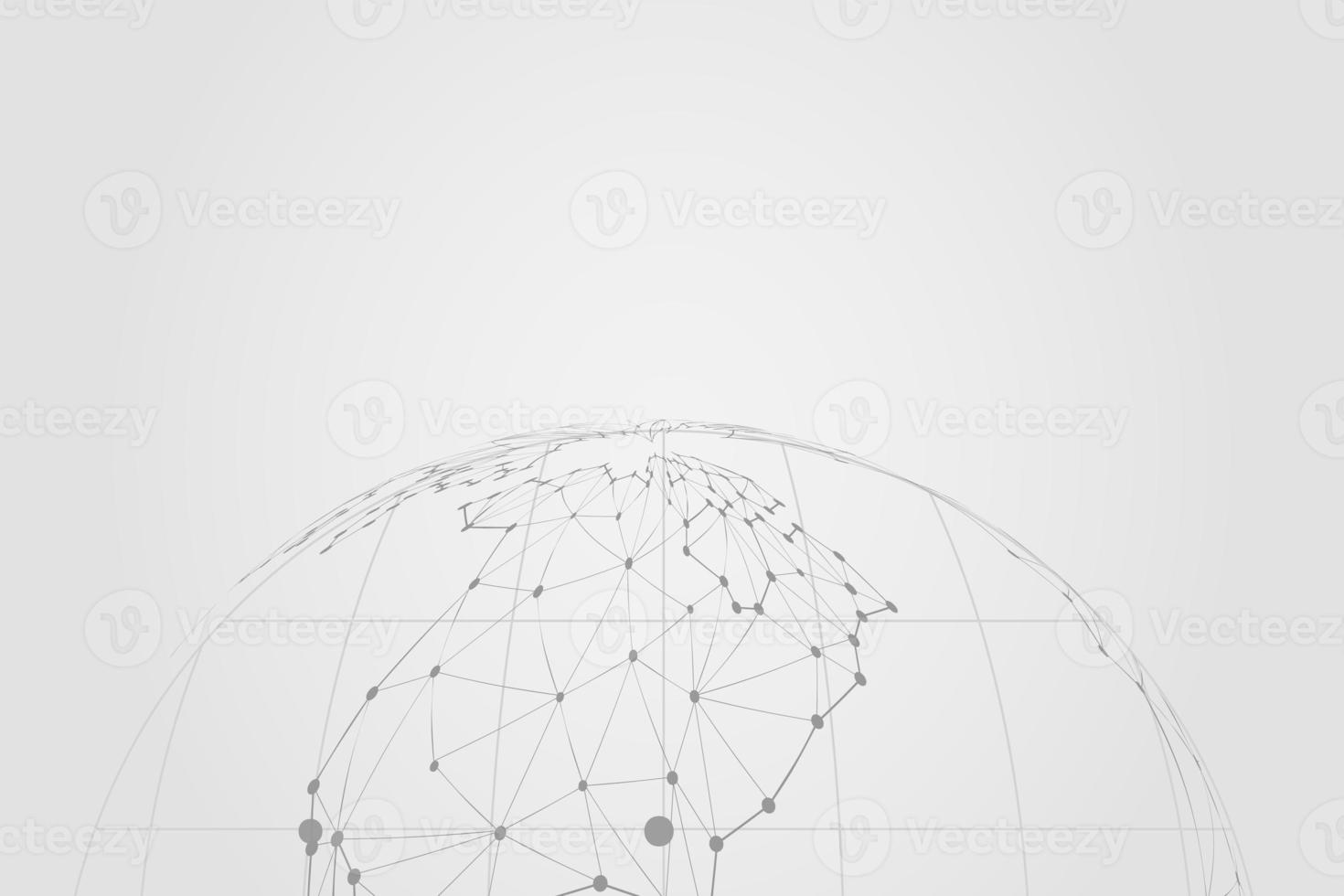 Abstract connecting dots, Polygonal background, connection technology design, photo