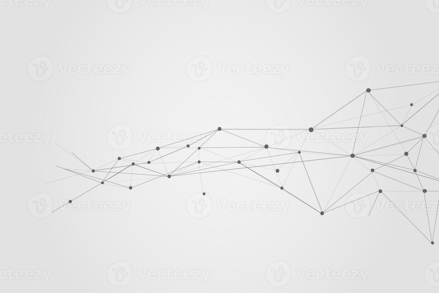 Abstract connecting dots, Polygonal background, connection technology design, photo