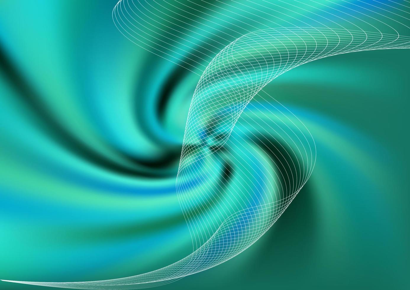 Abstract vector teal background whit design elements, turquoise gradient texture backdrop.