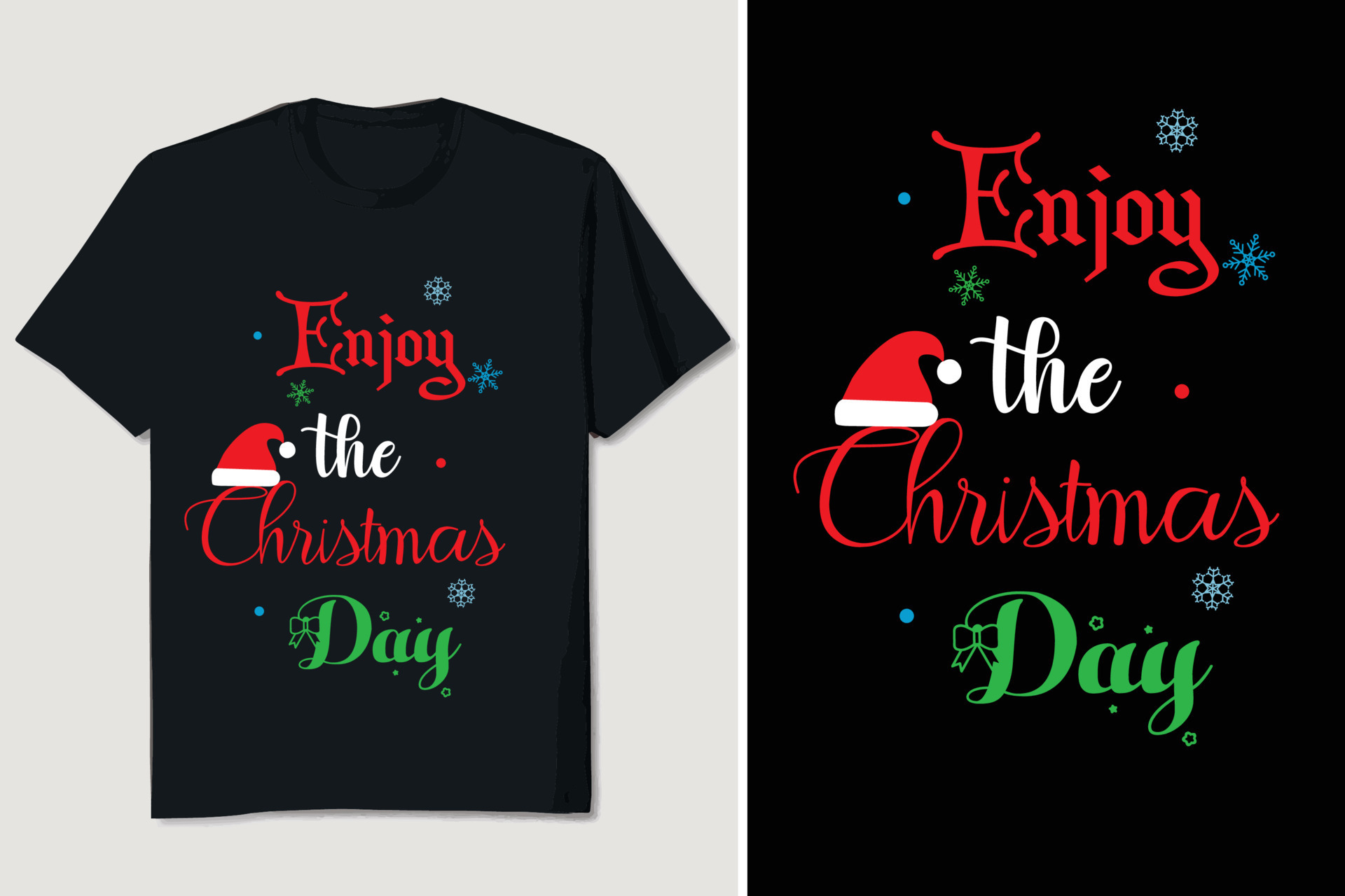 Christmas Tshirt Design 10556363 Vector Art at Vecteezy