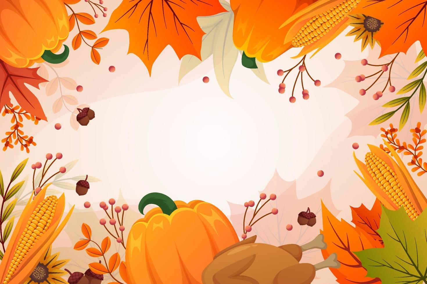 Thanksgiving Festivity Background vector