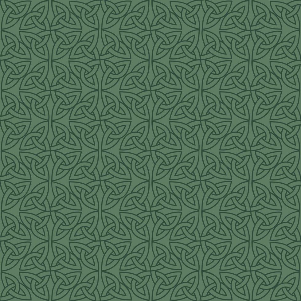 Celtic Knot Seamless Pattern vector