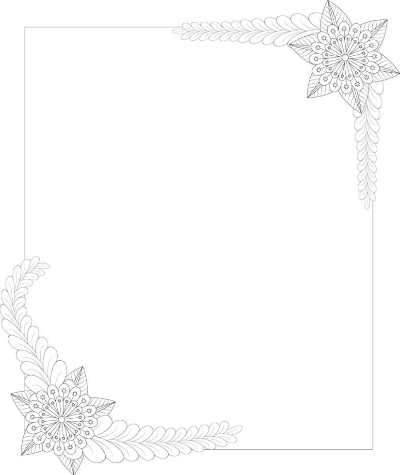 background coloring page vector