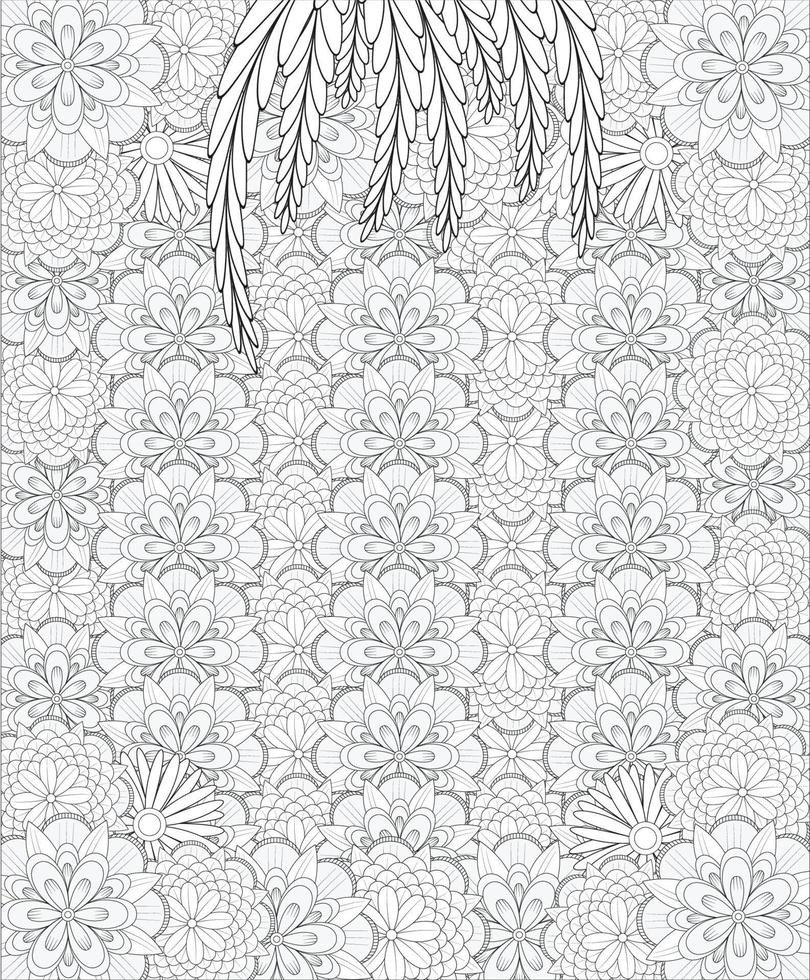 background coloring page vector