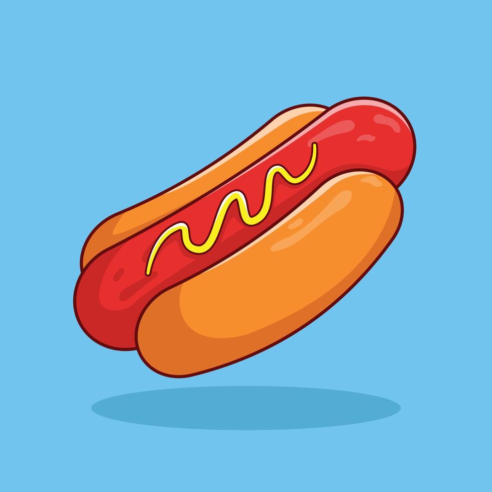 Fast Food Hot Dogs Vector Free