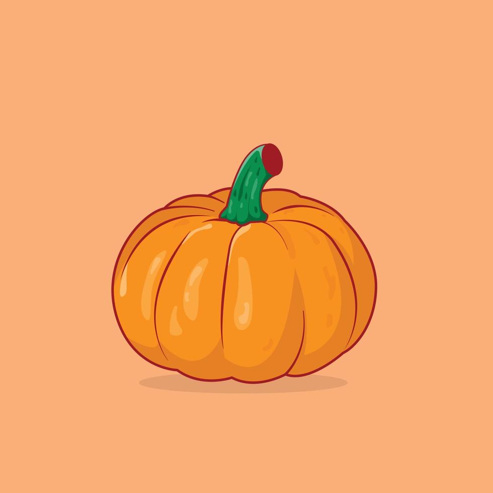 icono de calabaza colección de alimentos saludables icono de alimentos aislado vector libre