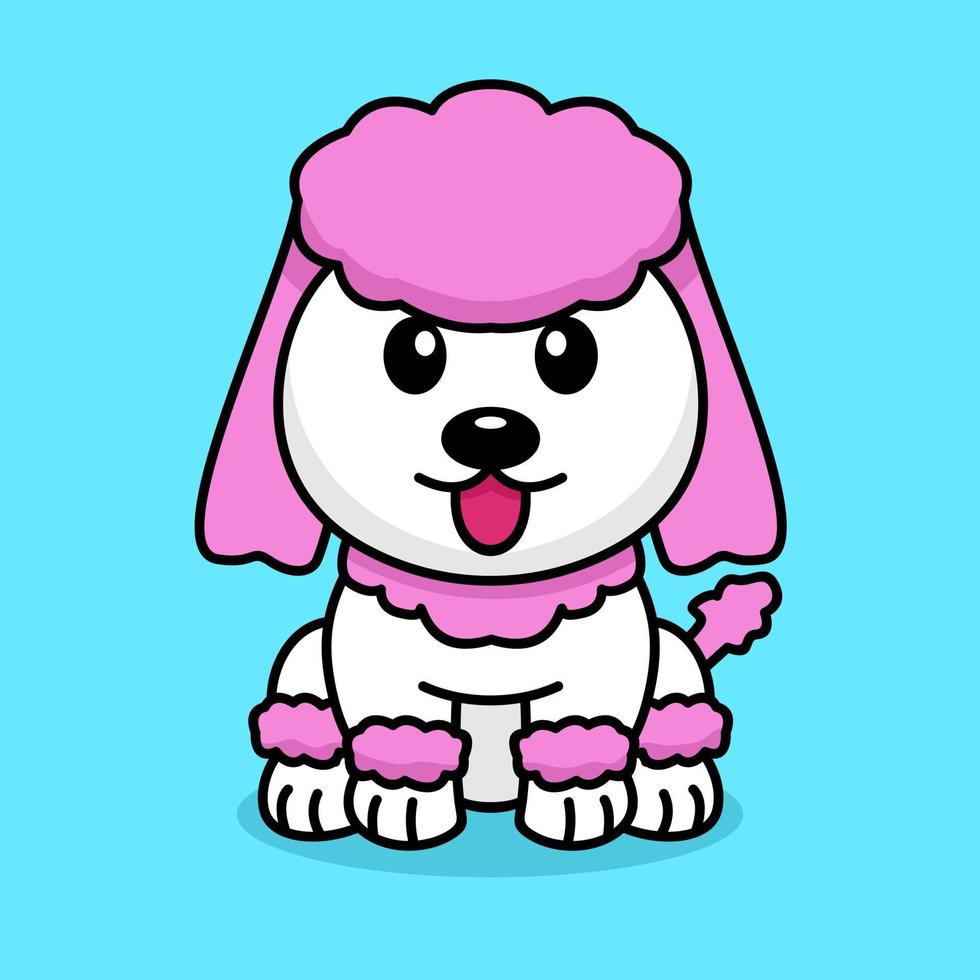 Vector illustration of a cute and adorable puppy