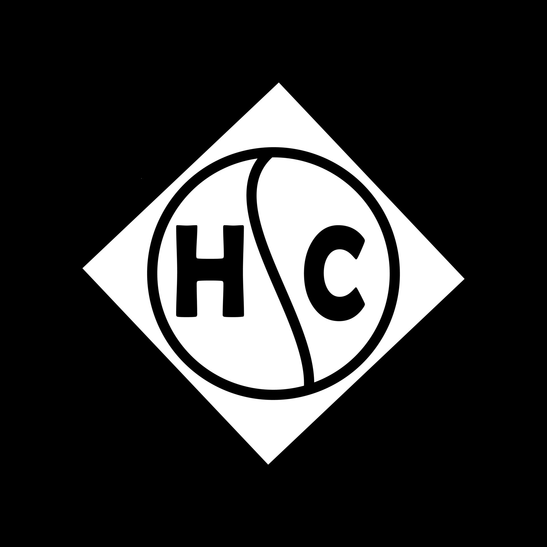 HC creative circle letter logo concept. HC letter design. 10558804 ...