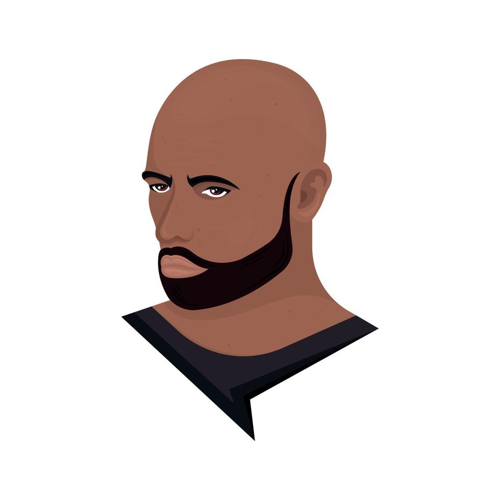 Illustration of the Man with Haircut vector