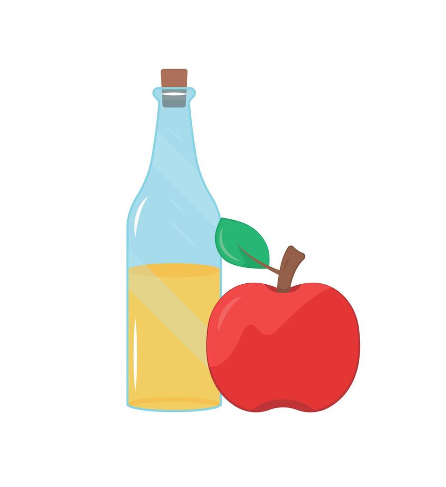 Illustration of Apple Cider Vinegar vector