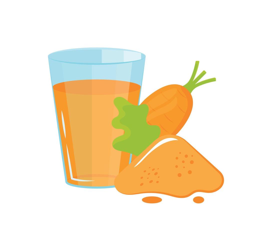 ilustración vectorial de caroteno vector