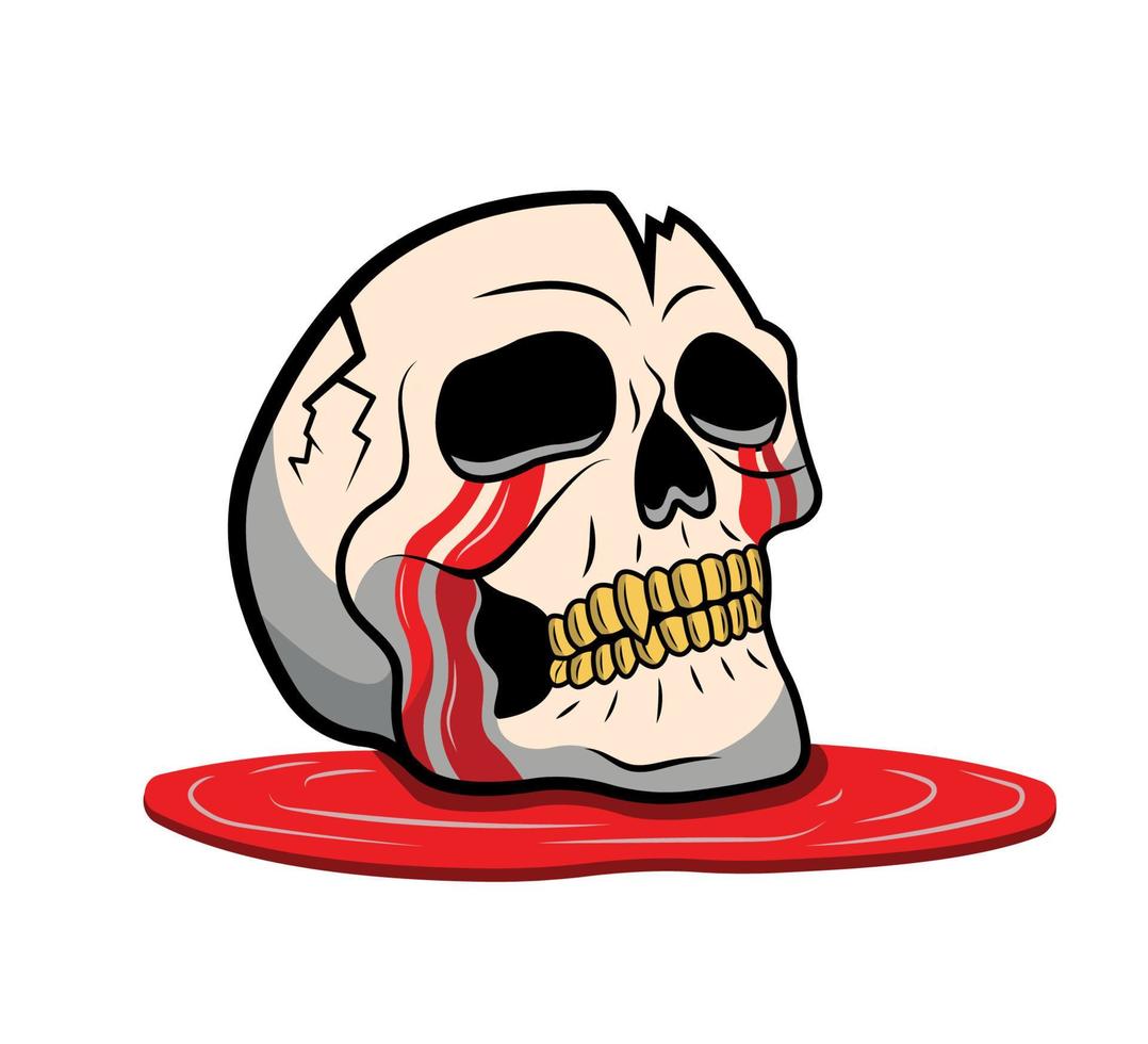 Illustration of the Skull vector