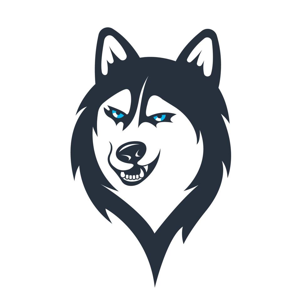 Siberian Husky Sticker vector