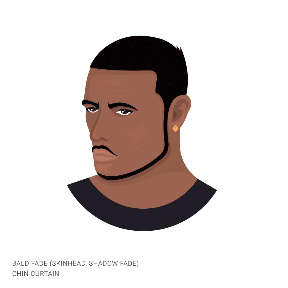 Illustration of the Man with Haircut vector