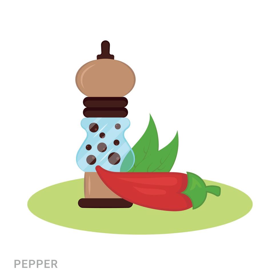 Vector Illustration of Pepper