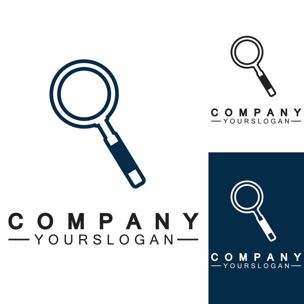 Magnifying glass line icon, outline vector sign, Search symbol, logo illustration.