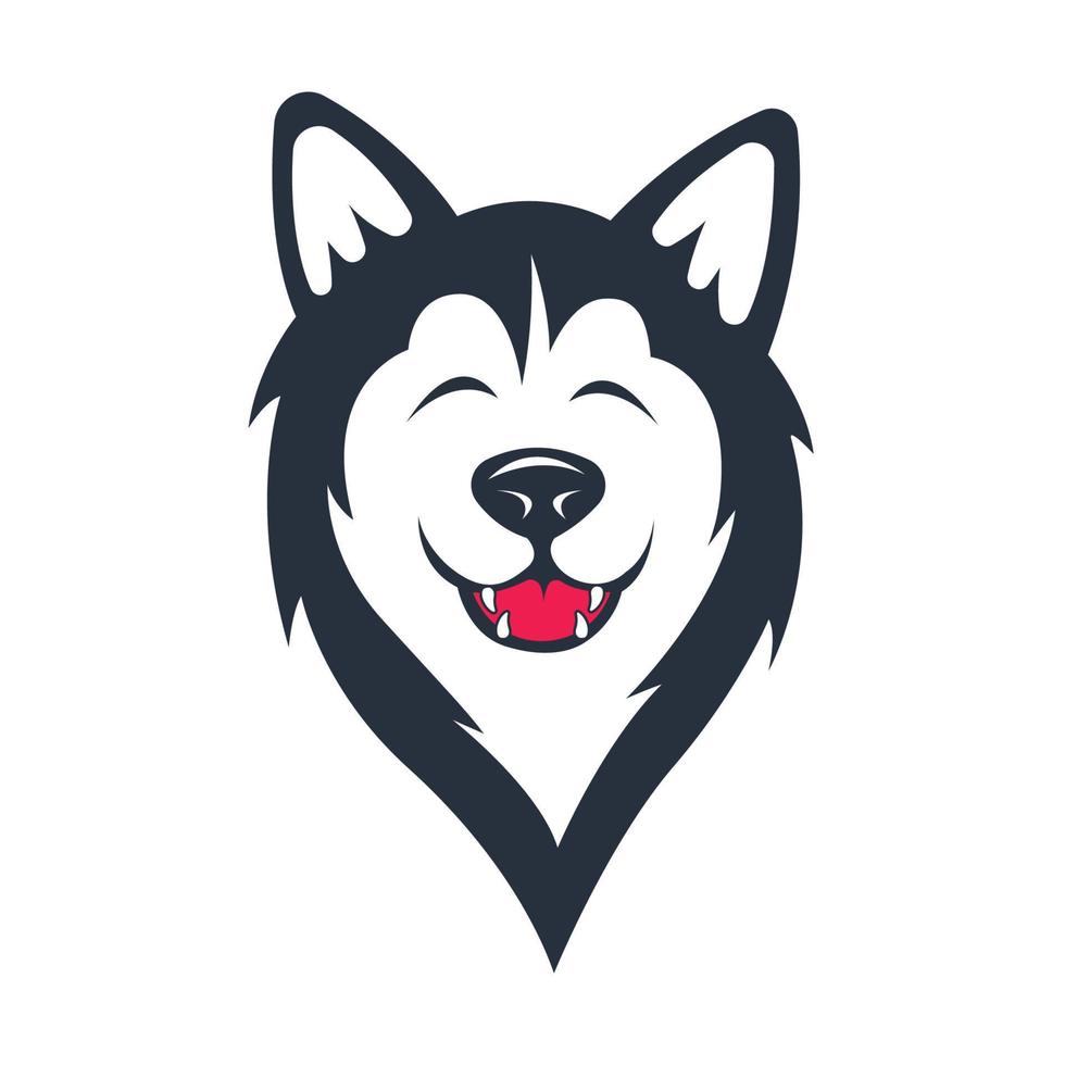 Siberian Husky Sticker vector