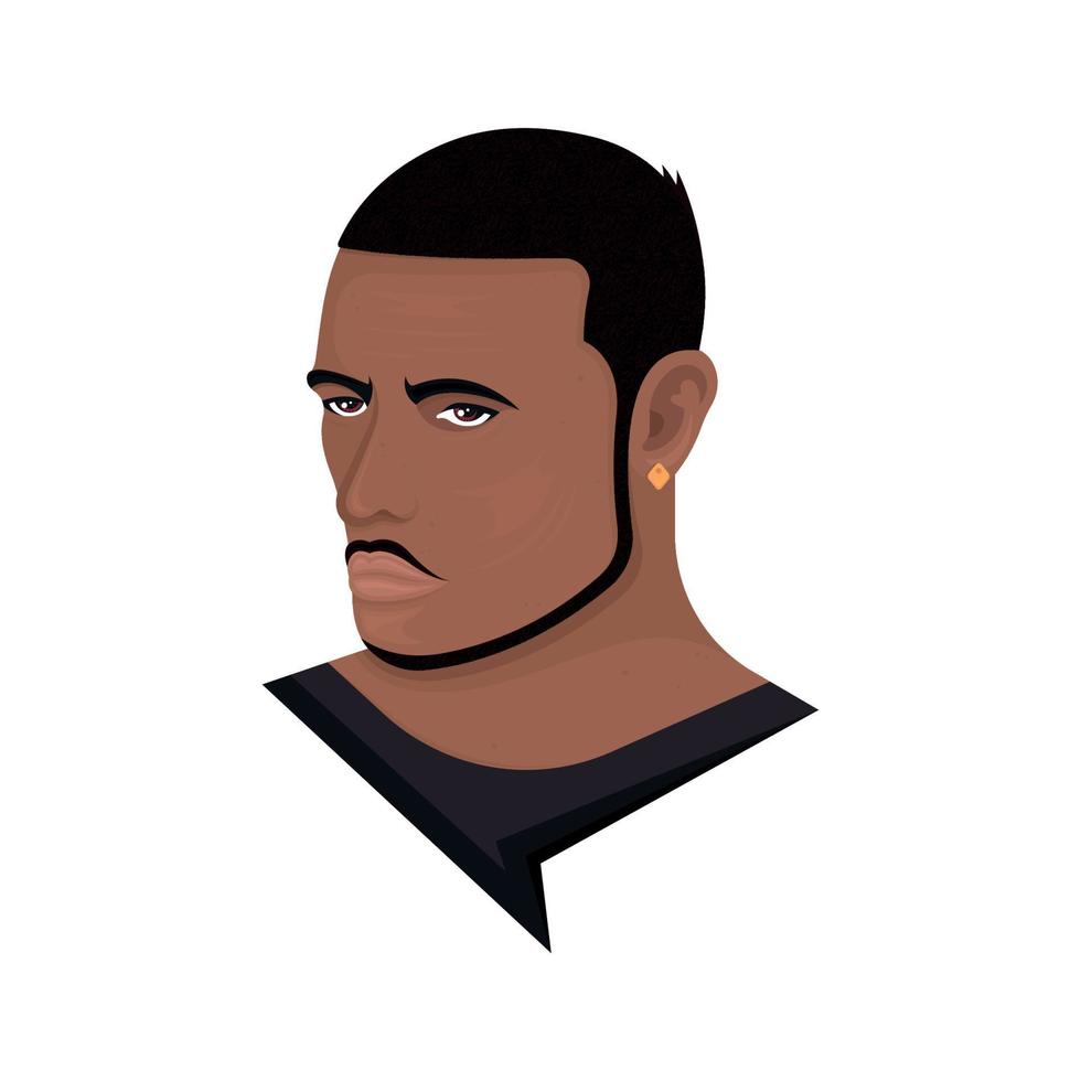 Illustration of the Man with Haircut vector