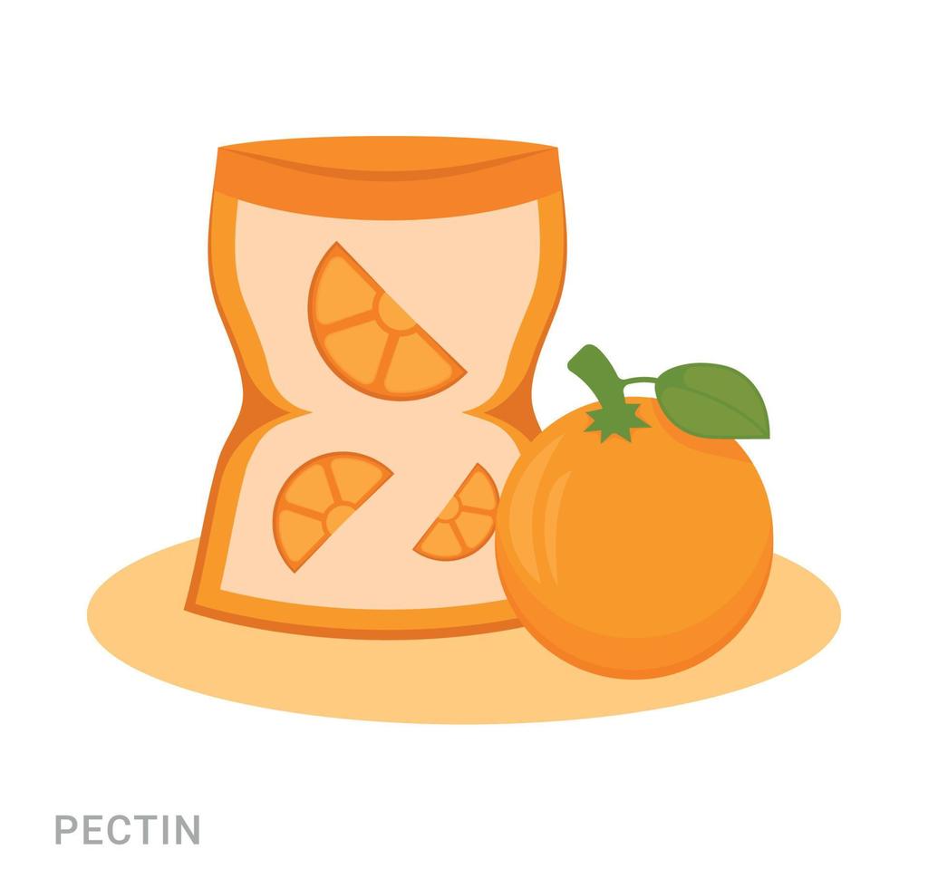 Vector Illustration of Pectin