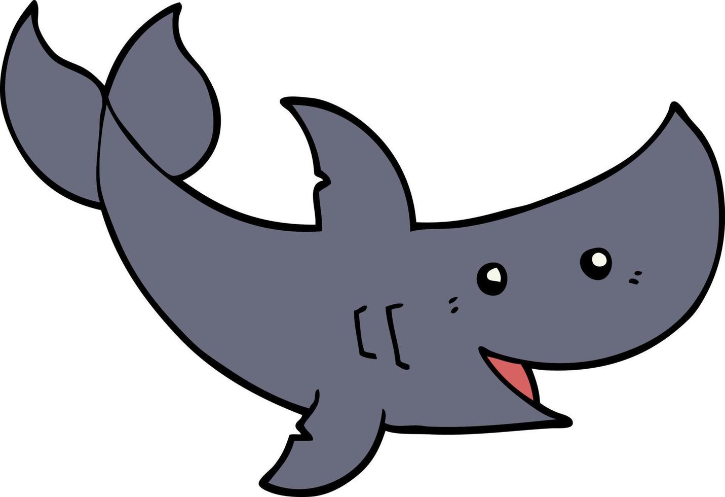 cartoon shark vector