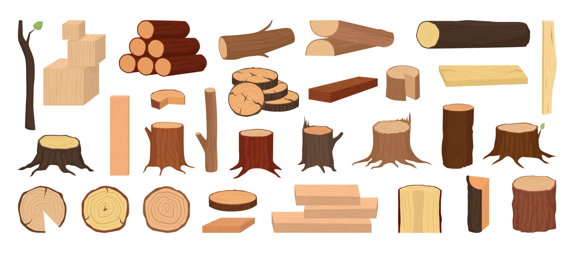 Set of Wood Raw Materials 10562506 Vector Art at Vecteezy Set of Wood Raw Materials 10562506 Vector Art at Vecteezy