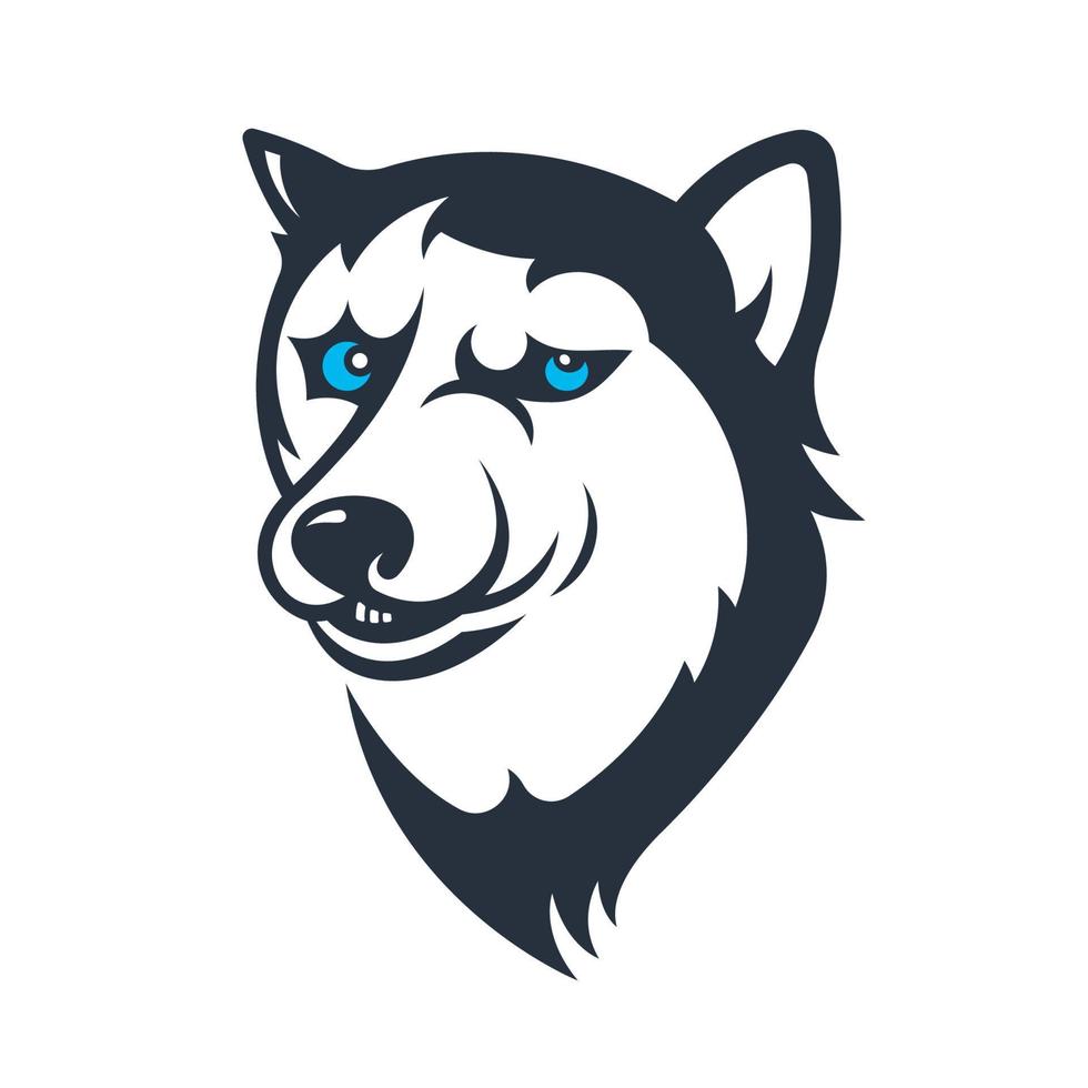 Siberian Husky Sticker vector