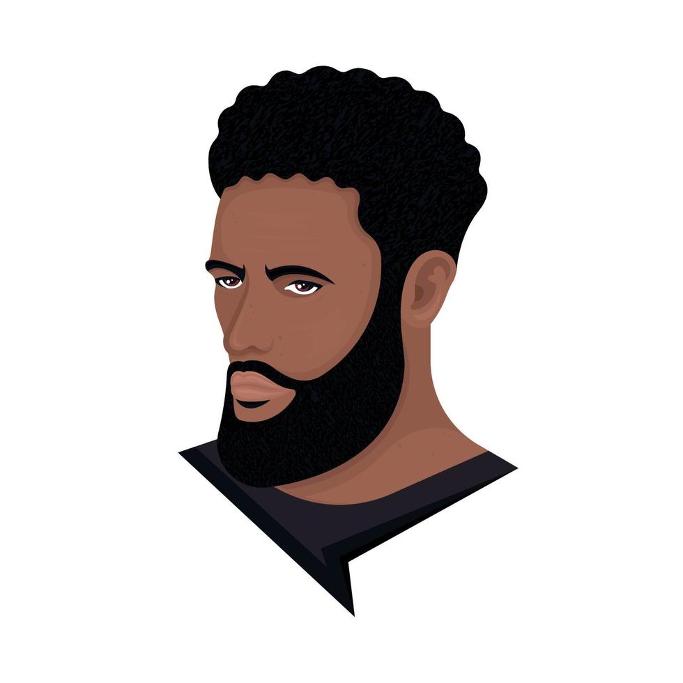 Illustration of the Man with Haircut vector