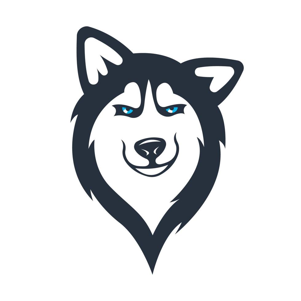 Siberian Husky Sticker vector